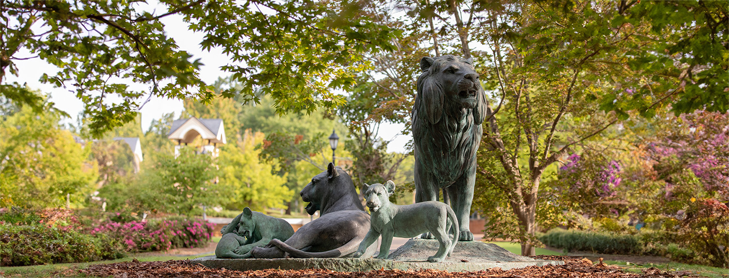 lion statues